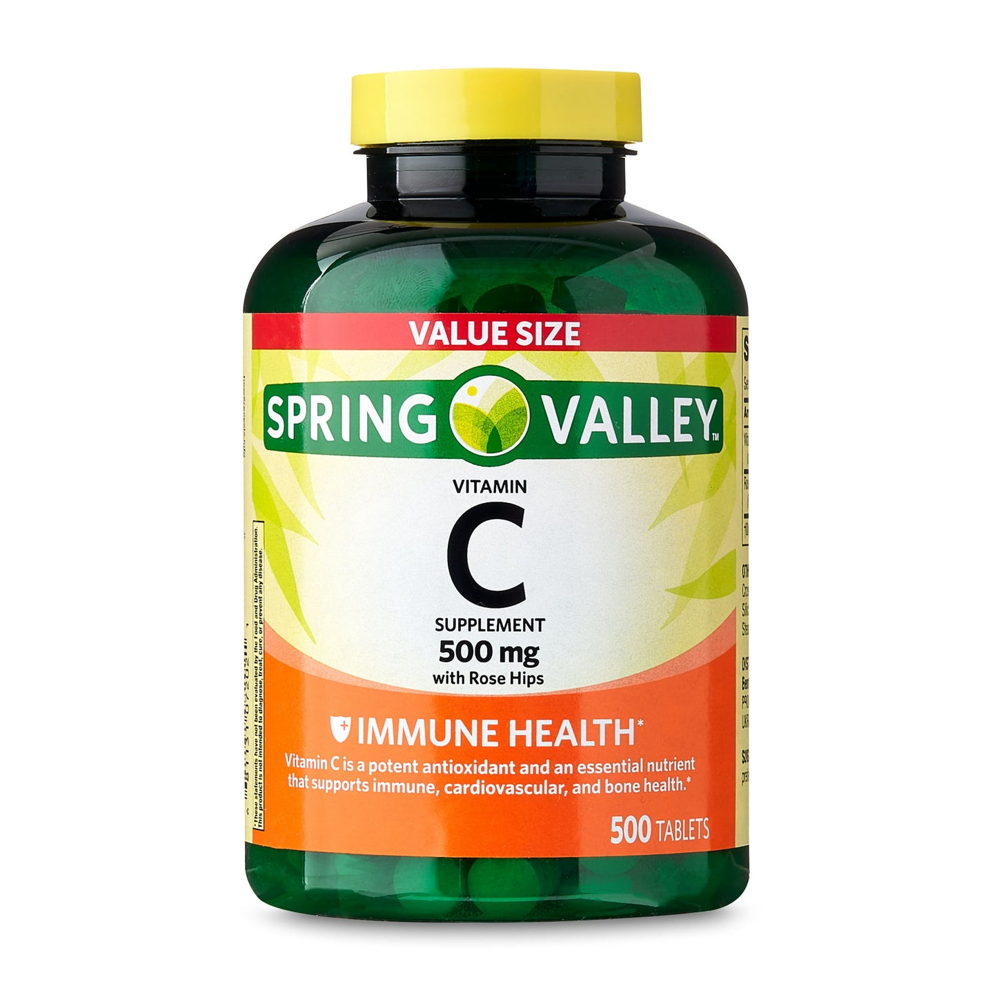 Spring Valley Vitamin C Tablets, 1000mg, 250 Count, 2 Pack